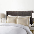 MarCielo 2-Piece Embroidered Pillow Shams, King Decorative Microfiber Pillow by MarCielo