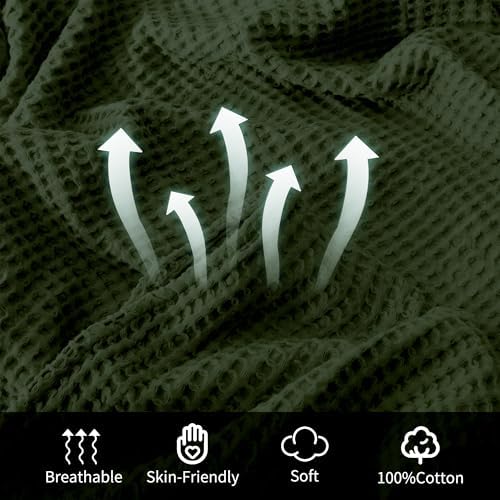 100% Cotton Waffle Weave Body Pillowcase 1 Pack - Image 4
