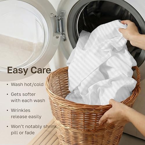 California Design Den Soft 100% Cotton Extra Long Twin Sheets - Image 6
