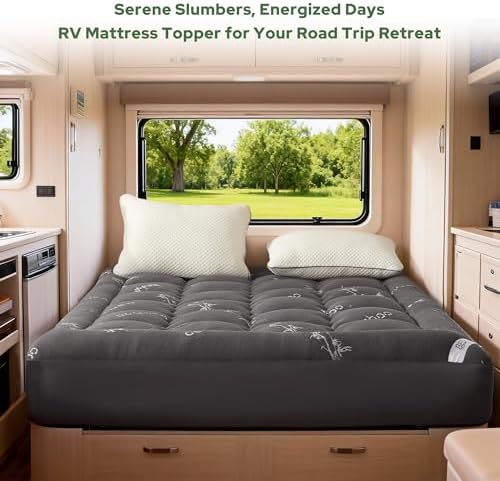 BEDLORE RV Queen Mattress Topper, Pillow Top Mattress Pad - Image 2