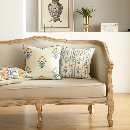 ISAENNE Linen Square Throw Pillow Cover - Image 5