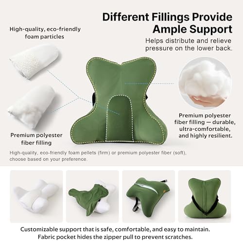 Lumbar Support Pillow for Lower Back Pain Relief – Multi-Functional Ergonomic - Image 3