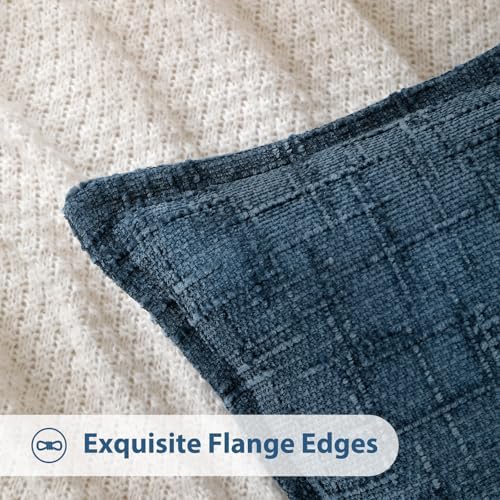 HPUK Chenille Throw Pillow Covers 18x18 Inch, Soft Woven Texture - Image 2