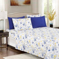 Elegant Comfort 6-Piece Sheet Set Deep Pocket Floral, Jenna Gold by ELEGANTCOMFORT