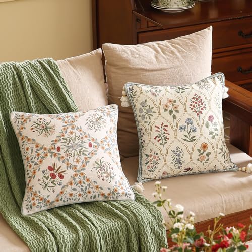 ISAENNE Designer Linen Throw Pillow Cover - Image 3