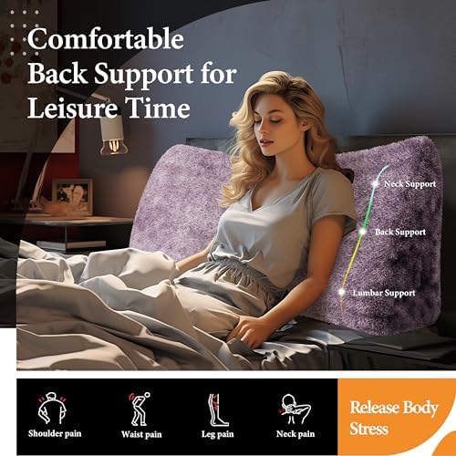Triangle Reading Pillow Queen Size XXL Wedge Headboard Extra Large Back Support - Image 4