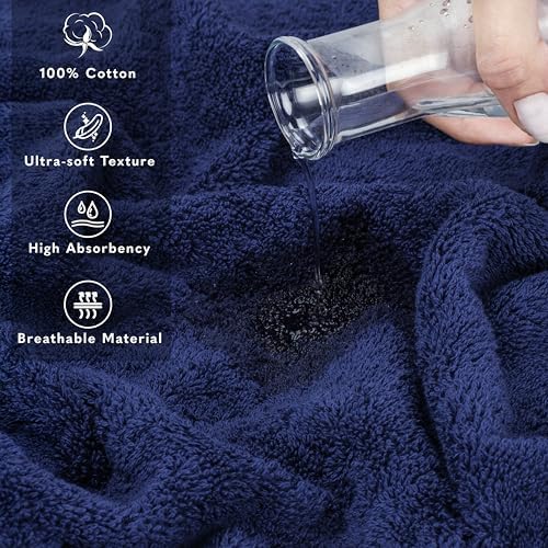 American Soft Linen 100% Cotton Luxury Turkish Towels, 35x70 XL Bath Sheet - Image 4
