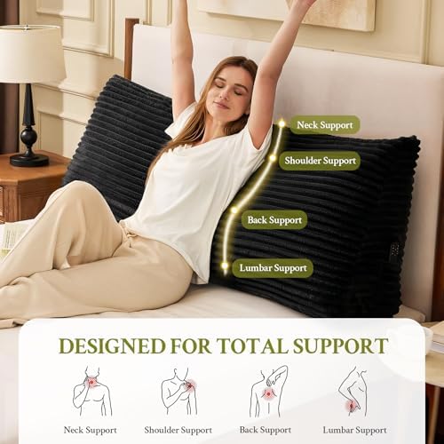 Headboard Pillow Twin, Headboard Wedge Pillow - Image 3