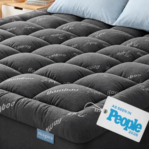 Niagara Sleep Solution Cal King Ultra Soft Mattress Topper—Back Pain Relief by NiagaraSleepSolution