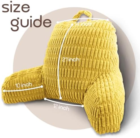 Reading Pillows for Bed Back Rest Pillow for Sitting up - Image 4