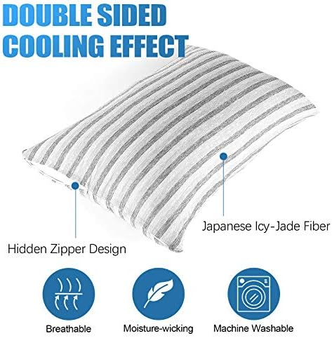 Cooling Pillow Cases Only, Queen Size Set of 2 - Image 2