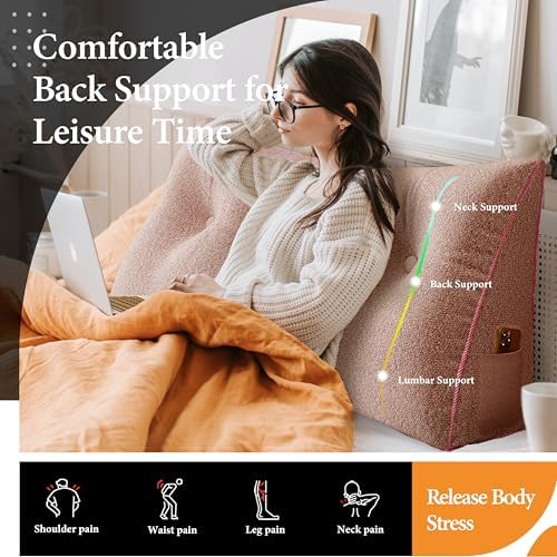 10 lbs Thickened Wedge Pillow Headboard Body Positioner Bed Wedge Pillow - Image 2