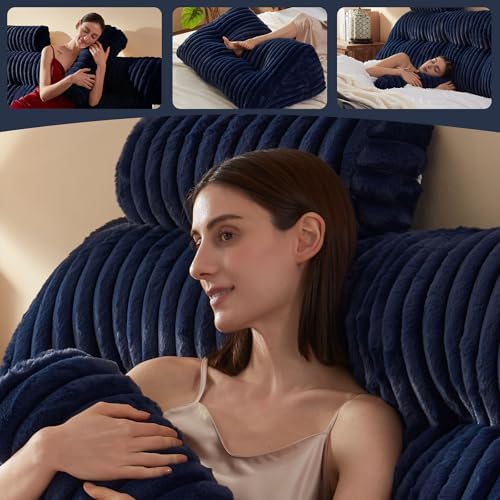 Rycwola Faux Fur Headboard Pillow - Image 3