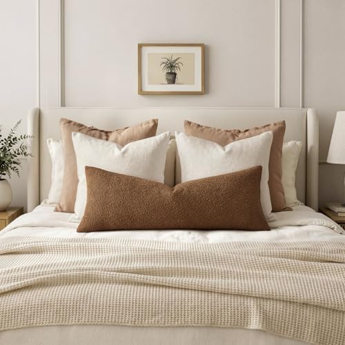 MIULEE Textured Boucle Lumbar Pillow Cover - Image 3