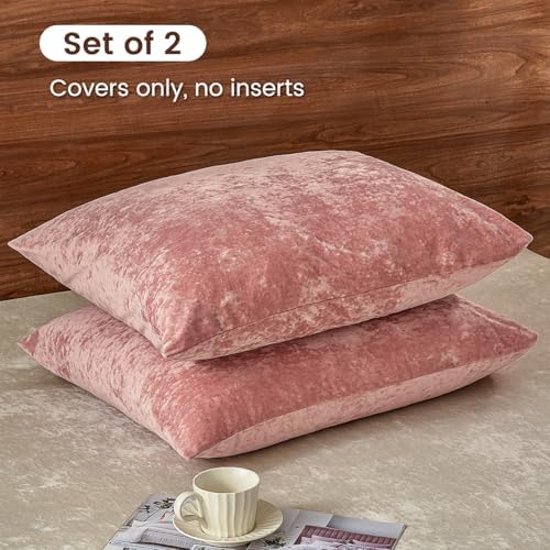 PHF Truly Velvet Pillowcases King Size 20" x 36", No Insert - Image 3