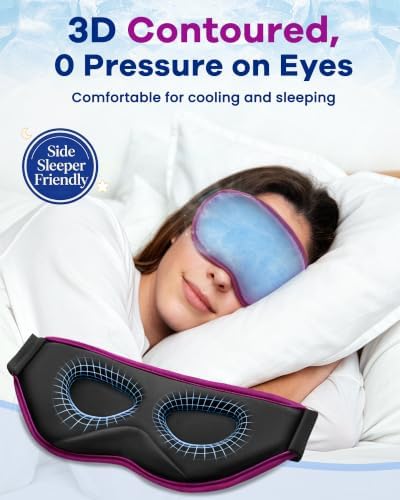 BeeVines 3D Contoured Cooling Eye Mask - Image 4