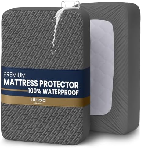 Premium Waterproof Mattress Protector King Size by UTOPIABEDDING
