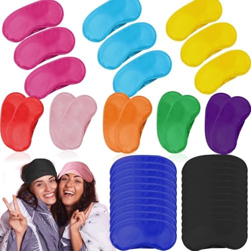 ​100 Pcs Sleep Masks Bulk Blindfolds by Vandorla