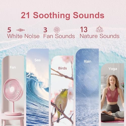 ANJANK White Noise Sound Machine Alarm Clock - Image 3