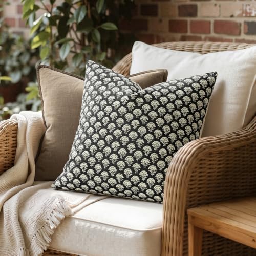 MIULEE Floral Print Decorative Pillow Covers 18x18 - Image 4