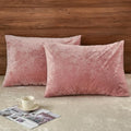 PHF Truly Velvet Pillowcases Standard Size 20" x 26", No Insert by PHF
