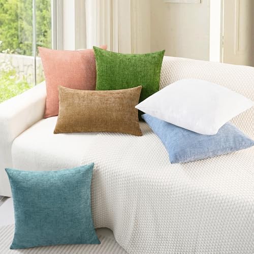 CaliTime Decorative Couch Throw Pillow Covers 20 X 12 Inches Dusty Pink - Image 4