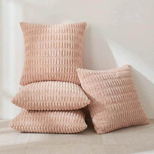 Fancy Homi 4 Packs Decorative Throw Pillow Covers - Image 2