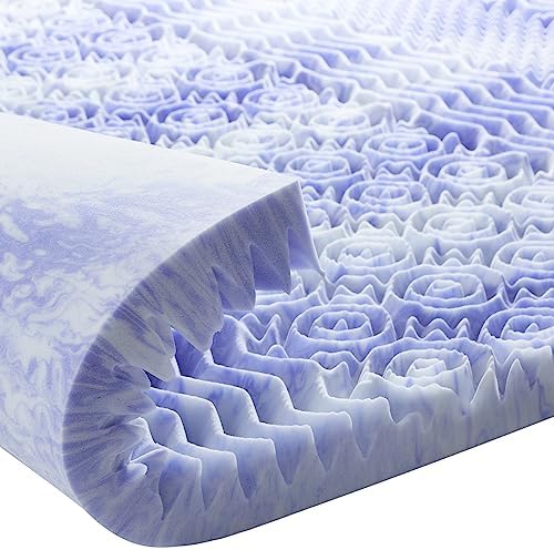 Dreamsmith King 3-Inch 7-Zone Cooling Gel Memory Foam Mattress Topper by CaringForYourSleep