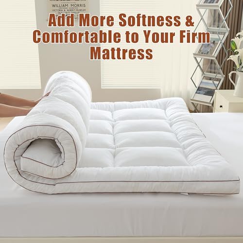 WhatsBedding 3 Inch Memory Foam Mattress Topper, 1700 GSM - Image 6