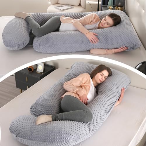 Elover U Shaped Pregnancy Pillow, Full Body Maternity Support - Image 3