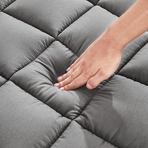 Mattress Pad Cover with Stretches to 18” Deep Pocket Fits Up to 8”-21” Cooling - Image 6