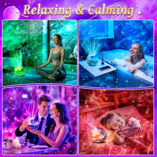 One Fire Galaxy Projector Whimsy Celestial Decor Dorm College Lamp - Image 6