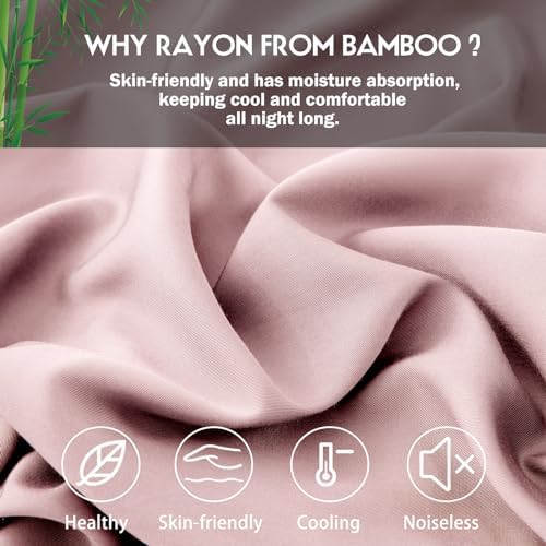 Pillowcases Standard Size 2 Pack, Cooling Viscose from Bamboo Pillow Cases - Image 2