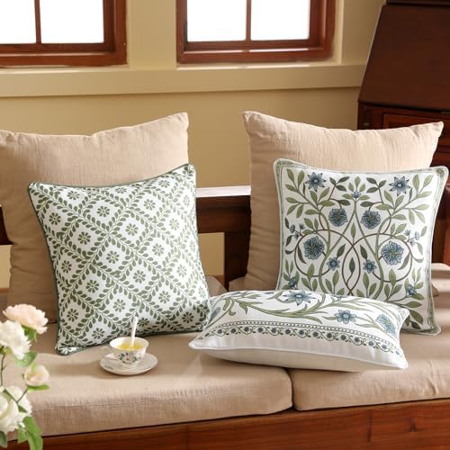 ISAENNE Designer Linen Throw Pillow Cover - Image 5