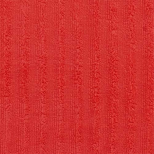 Nautica 100% Cotton Kitchen Towels Set of 3 | 18" X 28" Super Absorbent Reusable Cleaning Cloths, Tea Towels, Hand Towels for Drying Dishes | Red/Red Stripe Dish Towels for Kitchen Shops & Bars