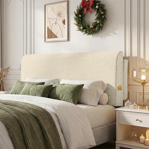Full Headboard Pillow Cushion, Wall Mounted No Drill Headboard Pad by MMuteTouch