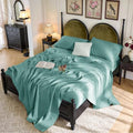 SONORO KATE 100% French Linen Cal King Size Sheets Set, Natural Flax Bedding by SONOROKATE