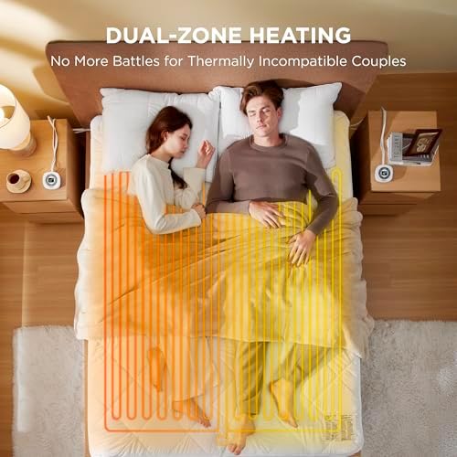 Bedsure Heated Mattress Pad King, Bed Warmer - Image 2