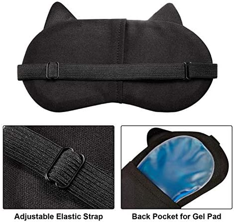 10 Pack Funny Blindfold for Party Game Sleep Masks, Animal Cat Dog Eye Mask - Image 3