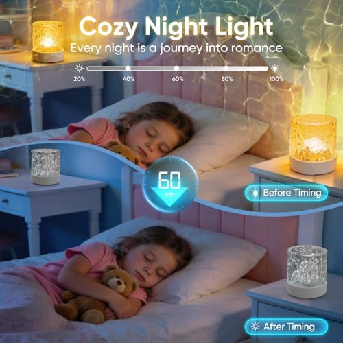 YXQUA Ocean Wave Projector, 16 Colors Northern Lights, Plug-in - Image 5