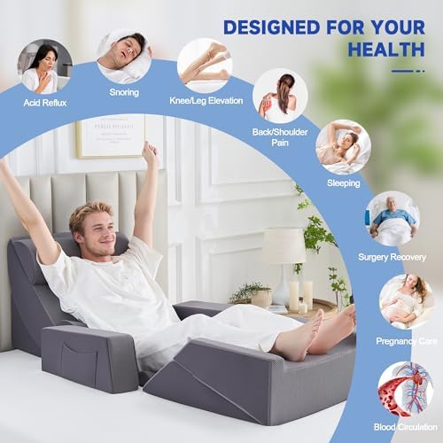 Yojoker Orthopedic Bed Wedge Pillow Set - Image 6
