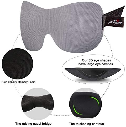 PrettyCare 3D Sleep Mask 2 Pack, Eye Mask - Image 3