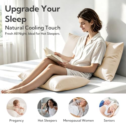 MR&HM Standard Pillowcase Set of 2, Cooling & Breathable - Image 2