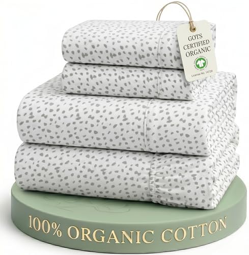 LANE LINEN Full Size Sheets 100% Organic Cotton Cooling Soft by LaneLinen