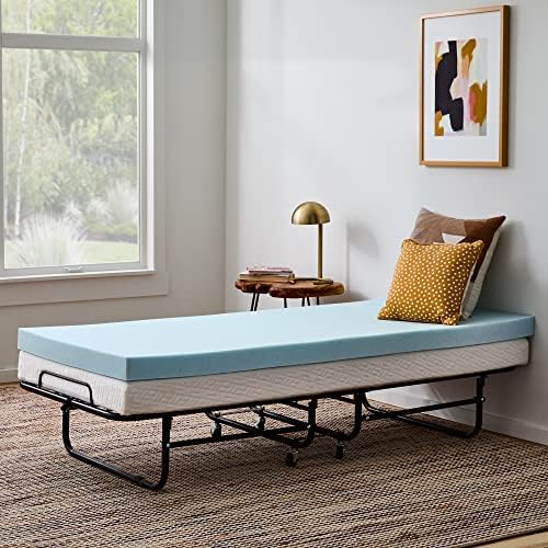 Linenspa Memory Foam Mattress Topper, Small Twin Size by Linenspa