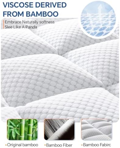 BEDELITE Dual Layer Queen Size Memory Foam Mattress Topper - Image 2
