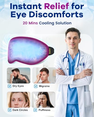 BeeVines 3D Contoured Cooling Eye Mask - Image 2