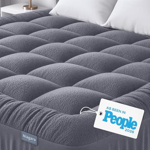 Niagara Sleep Solution Queen Ultra Soft Mattress Topper — Back Pain Relief by NiagaraSleepSolution