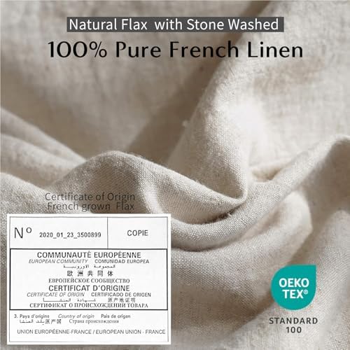 Simple&Opulence 100% Washed Linen Duvet Cover - Image 3