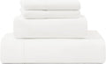 UGG Cali King Sheet Set 4-Piece Luxury Cooling Sheets Deep Pockets Premium Bedding with 2 Pillow Shams Machine Washable Soft Lightweight Bed Set for Bedroom, California King, White (Hedi)